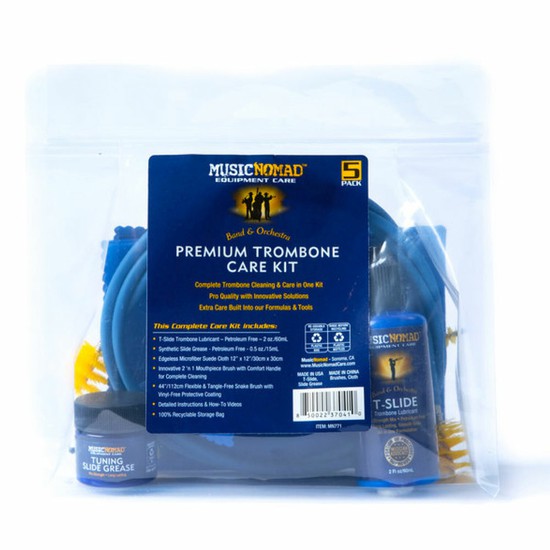 MUSIC NOMADMUSIC NOMAD Premium Trombone Care Kit　5点セット. MN771の画像