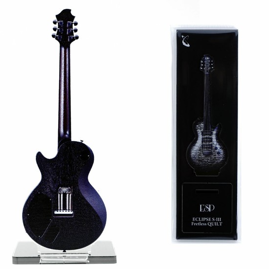 ESPESP ECLIPSE S-III Fretless QUILT AS-SGZ-04 ESP Acrylic Stand Guitar Collection -SUGIZO Vol.1-の画像