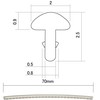 HOSCOHF-S1-P24 スモール ニッケルシルバーの画像