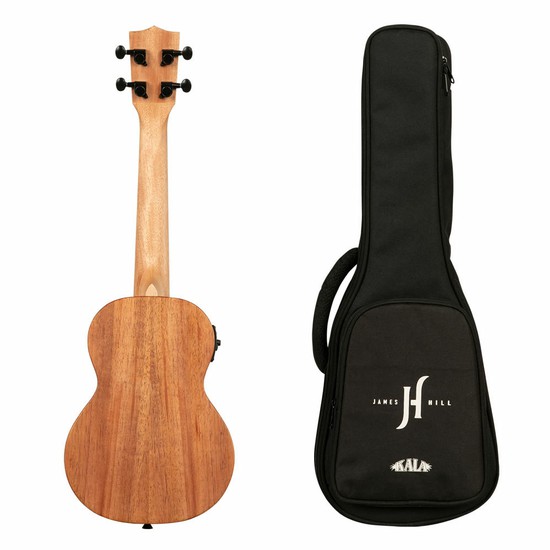 KALAJames Hill All Solid Mahogany Concert Ukulele KA-JH-AMHG-C-E_W/BAGの画像