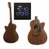 AriaAF-101MHCE N Mahogany Electric Cutawayの画像