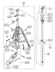 ドラムパーツ ハイハットスタンド＞YAMAHA | 楽器の専門店ミュージックファーム