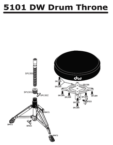 ドラムパーツ スローン＞dw | 楽器の専門店ミュージックファーム